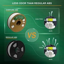 OVERTURE ABS フィラメント ABS 3Dプリンター用素材 3D印刷 3Dプリンター フィラメント 1.75mm 1kgスプール 高い寸法精度 高密度 環境保護_画像2