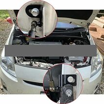 フードリフトロッド フードダンパー プリウス 30系 PRIUS ZVW30 対応 油圧ロッド リフト支柱 エンジンカバー用 サポート ステンレ_画像3