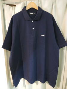 X-LARGE エクストララージ XLARGE STANDARD LOGO BIG POLO SHIRT ポロシャツ ネイビー XLサイズ 最新人気品 値下げ！ 