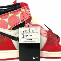 NIKE ナイキ DV1748-601 AIR JORDAN 1 RETRO HIGH OG SP エアジョーダン シューズ レッド×ブラック サイズUS9.5=27.5cm 正規品 / 30953_画像9