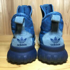 ★アディダス adidas TUBULAR X UNCGD チューブラーＸ アンケージド 青 ブルー 2017年 26.0cm Used 検 ブースト フォーラム Forlumの画像5