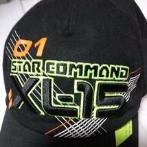 送料無料　ディズニーストア　バズライトイヤー 刺繍 キャップ 帽子　01　STAR　COMMAND　XL-15　タグ付き新品　大人用　サイズ調整可能_画像2