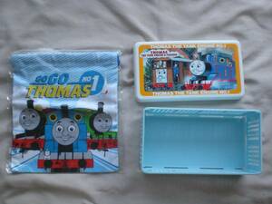 １　Thomas the Tank Engine　きかんしゃトーマス　巾着袋　組立式おにぎりケース　２set