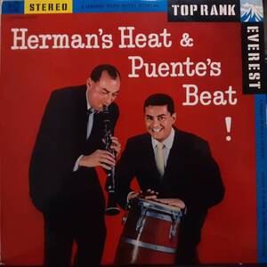 日本盤50'sプレスLPオリジ！Tito Puente / Herman's Heat & Puente's Beat ! 1958年 TOP RANK (ビクター）SRANK-5001 Ray Barretto ラテン