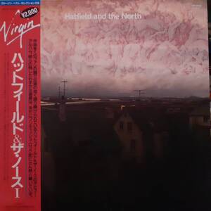 美品！日本VIRGIL盤LP！緑双子ラベル！Hatfield And The North / ST (1st) 1982年 VIP-4154 カンタベリー名盤！Robert Wyatt Caravan OBI