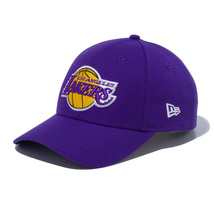 新品 NEWERA ニューエラ 9FORTY 940 ベースボールキャップ カーブバイザー Lakers レイカーズ 紫 パープル #13562123_画像1
