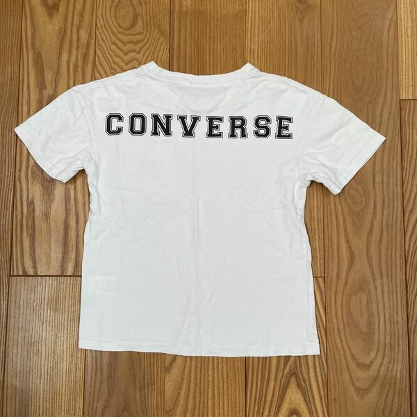 converse ホワイトTシャツ　140cm