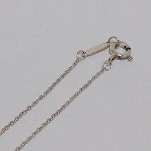 送料無料★極美品★ティファニー ネックレス チェーン シルバー 40㎝ Tiffany&Co. Ag925 即決 ⑤_画像3