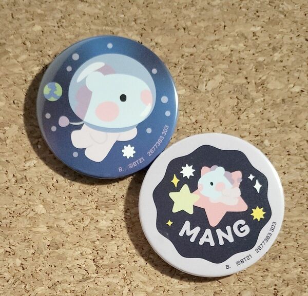 BT21 缶バッジ MANG