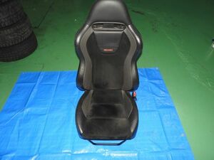 ⑳ CT9W CT9A エボ 9 純正 ハーフ レザー レカロ セミバケ シート 右 運転席 側 RECARO ASSY 4G63 6MT ランサー ランエボ ワゴン EVO 7 8 9