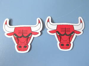 ～小物～ NBA x シカゴ・ブルズ Chicago Bulls ワッペン 2枚