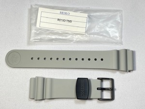 R01X017M9 SEIKO プロスペックス 22mm 純正シリコンバンド グレー SBBN029/7C46-0AJ0用 ネコポス送料無料