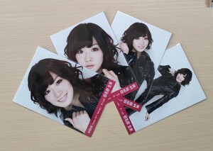 A11【AKB48】田名部生来①　４枚セット(全４枚)　生写真　コンプ