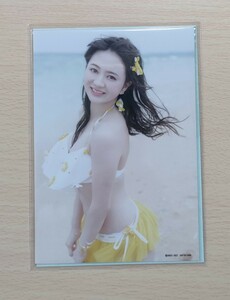 A11【SKE48・AKB48】江籠裕奈①　１枚(全１枚)　水着　生写真 (意外にマンゴー)