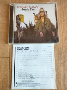 国内盤 廃盤 トミー・ショウ セブン・デッドリー・ゼンズ Tommy Shaw 7 Deadly Zens テッド・ニュージェント ジャック・ブレイズ