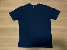 UNIQLO　クルーネック　Tシャツ　２枚　セット　ネイビー　ライトグレー_画像2