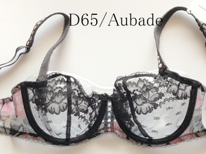 D65*Aubade over duMagic Garden Magic garden France high class underwear half cup bla black 