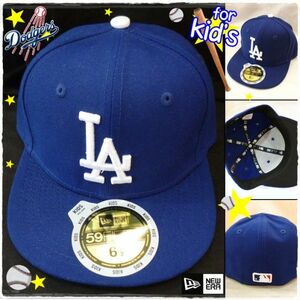 MLB　ニューエラ　NEW ERA　子供用　キャップ　帽子　LA　dodgers　ロサンゼルス　ドジャース　キッズ　輸入雑貨　野球　アメリカ　53.9cm