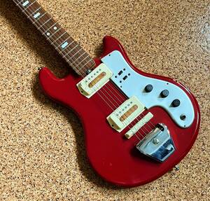 -■Guyatone LG-85T 1960s RED Made in Japan■-