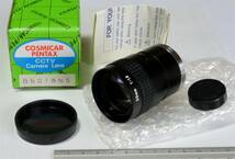 ★ COSMICAR/PENTAX　B5018NS　Cマウントレンズ　50mm F1.8　1"　近接撮影　FA産業用　動作確認　CCTV LENS_画像1