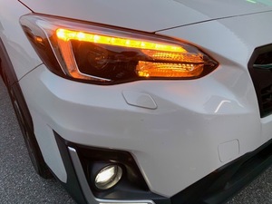 お預かり加工　インプレッサ XV ライト加工　シーケンシャルウィンカー加工　デイライト加工　ポジション輝度UP加工