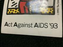☆送料無料☆キースヘリング Act Against AIDS ‘93ステッカー/開封品_画像4