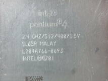 ◎Intel Pentium4 2.40GHz 2.4GHz/512/400/1.5V SL65R Northwood Socket478 (Ci0563)_画像2