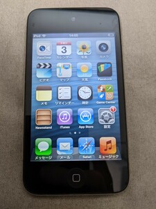 COQ370 iPod touch 第４世代 A1367 8GB Apple デジタル音楽プレーヤー 簡易確認＆簡易清掃＆初期化OK 現状品 送料無料