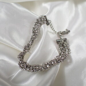 AGATHA Agata bracele bangle silver color rhinestone 