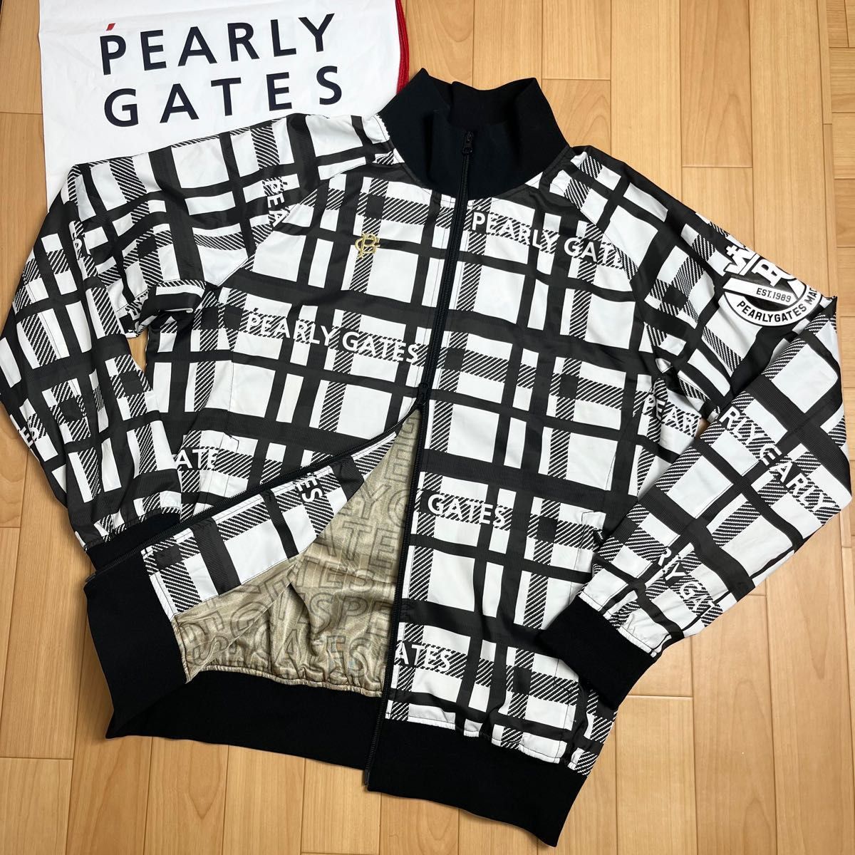 パーリーゲイツ サーモトロン×タフレックス ジップアップブルゾン