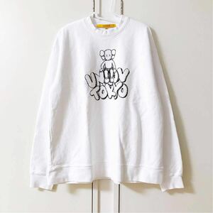 国内正規品UNION TOKYO x KAWS Sweater 白 オープン記念 Size M