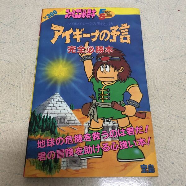 【匿名送料無料】アイギーナの予言 完全必勝本 初版 ファミコン 攻略本【4343】