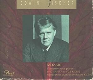 エドウィンフィッシャー ピアノ協奏曲17番25番　輸入盤中古