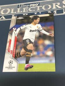 2019-20 Topps Chrome UEFA Champions League Soccer Kang-in Lee RC Valencia Base ルーキーカード