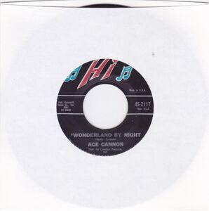 ■中古品■Ace Cannon/wonderland by night + as time goes by(USED 7 INCH SINGLE)