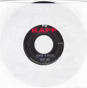 ■中古品■Kenny Ball ケニー・ボール/midnight in Moscow + American patrol(USED 7 INCH SINGLE)