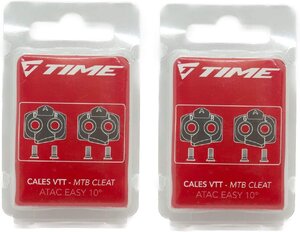 タイム TIME ATAC EASY CLEATS イージー クリート MTB 2個セット 自転車