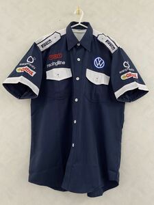 Volkswagen Racing ピットシャツ サイズL Racingline TNT PIRELLI Castrol フォルクスワーゲン レーシング