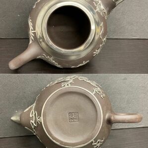 Ｍ ポット カップ ソーサー セット 中国 茶器 陶器 食器 急須 工芸品 雑貨 zk528-s47の画像5