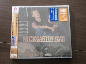 【新品未開封】ニック・カーター NICK CARTER / ナウ・オア・ネヴァー リミテッド・エディション