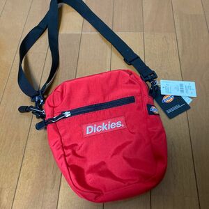 タグ付き未使用品　Dickies ミニショルダーバッグ　赤　RAGEBLUE 