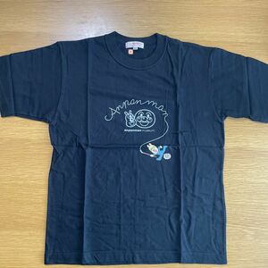 アンパンマン ミュージアム　やなせたかし　Tシャツ　半袖　黒　ブラック　SS