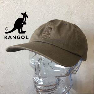 ★ ≪ KANGOL ≫ ★ コットン ワンポイント刺繍 ベースボールキャップ★フリーサイズ