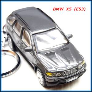 BMW X5 E53 ミニカー ストラップ キーホルダー エアロ ホイール マフラー スポイラー バンパー シート ハンドル グリル ミラー ライト
