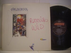 ● 輸入USA盤 LP GIRLSCHOOL / RUNNING WILD ガールスクール ランニング・ワイルド 英国ガールズメタル 1985年 824 611-1 M-1 ◇r50526