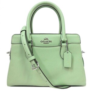 コーチ バッグ ハンドバッグ COACH クロスグレインレザー ミニ ダーシー 2WAY キャリーオール 斜め掛け CH297 SVTY6 レディース 