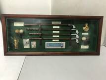 飾り額 85cm 壁掛け アンティーク オブジェ インテリア Golf Collectors FOUNDED 1970 Society ゴルフ インテリア_画像1