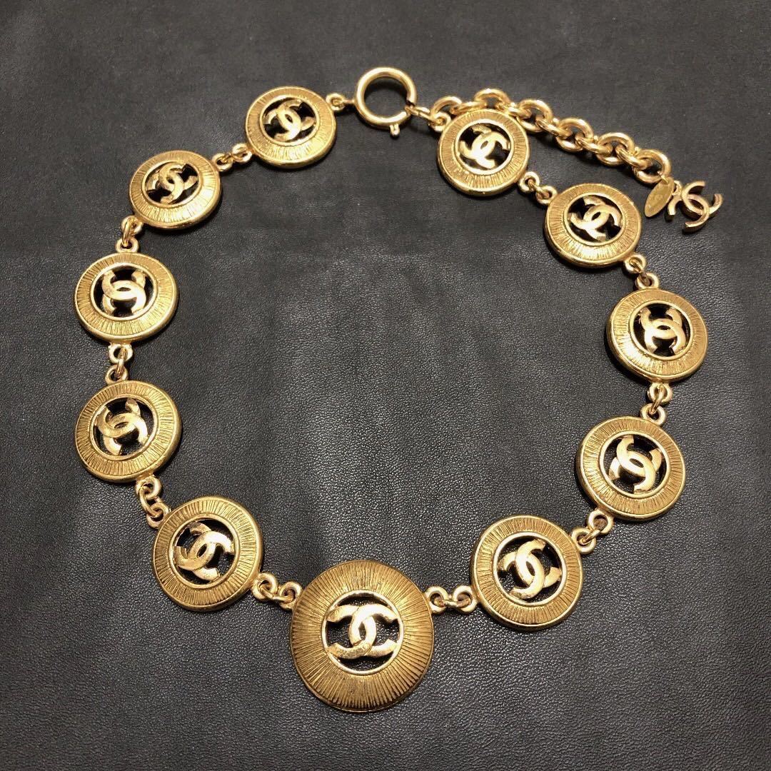 シャネルの ヤフオク! ヴィンテージ シャネル ネックレス ココマ