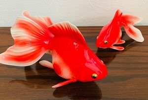 希少　オールドノリタケ Noritake ノリタケ　 金魚　フィギュリン 日本陶器　ヴィンテージ