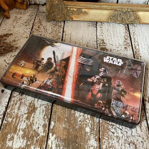 Disney ディズニー ライセンス*LFL*STAR WARS スターウォーズ*フォースの覚醒*ウォールクロック W38cm*掛け時計*レイ R2-D2 C-3PO フォズマ